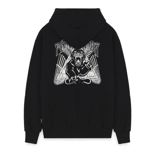 Triangle Panther Hoodie - Black