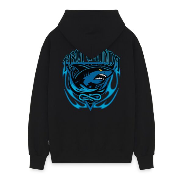 Triangle Shark Hoodie - Black