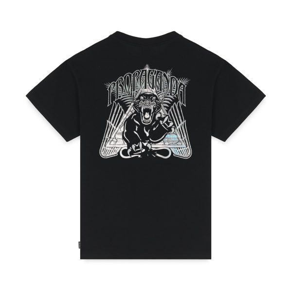 Triangle Panther Tee - Black