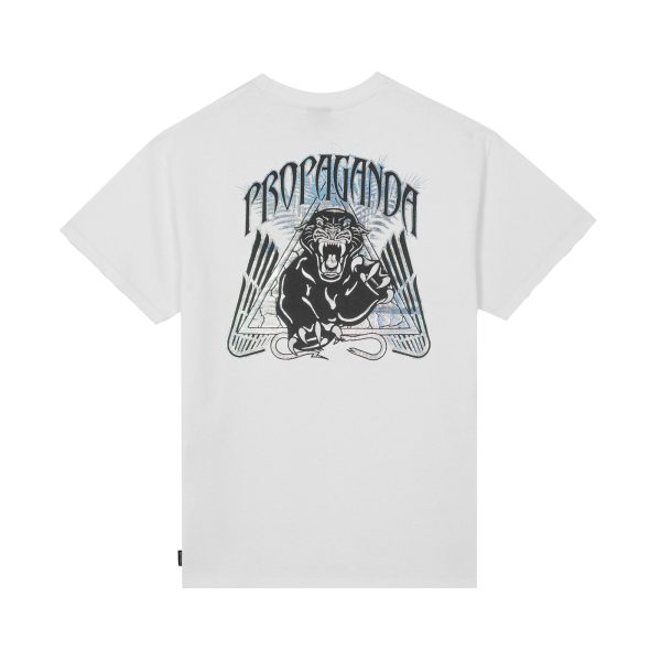 Triangle Panther Tee - White