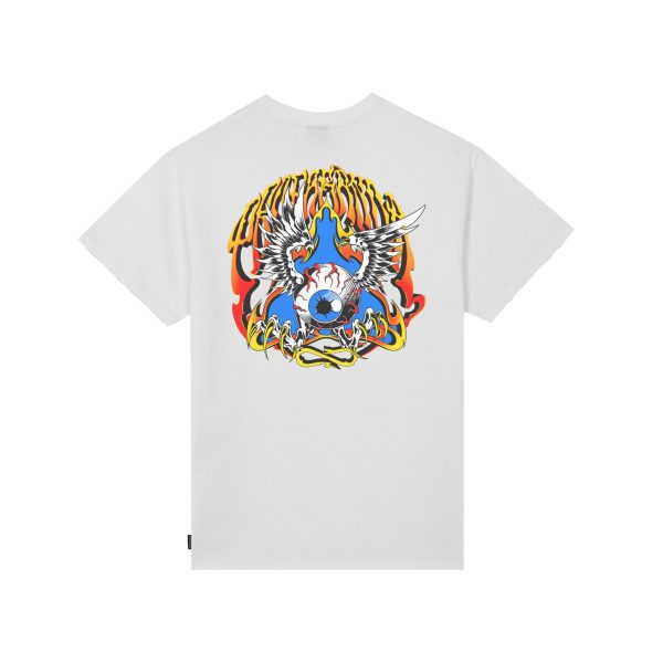 Triangle Eyeball Tee - White
