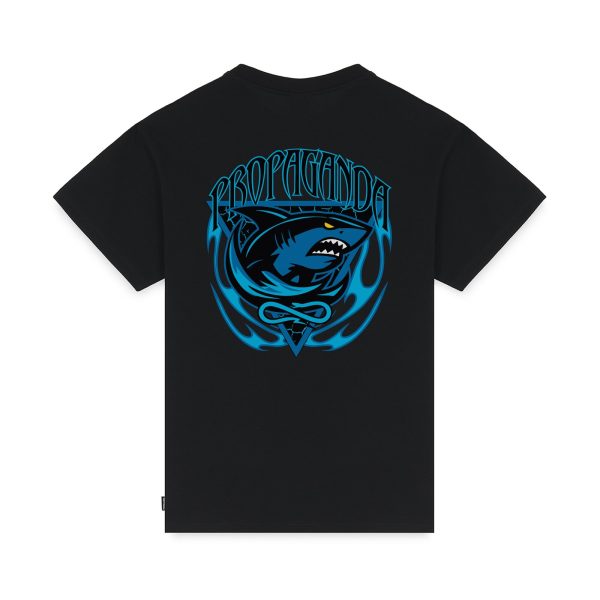 Triangle Shark Tee - Black