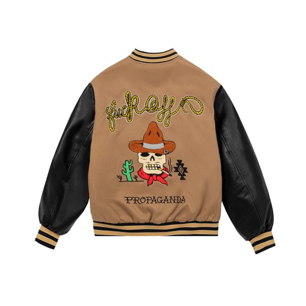 West Varsity Jacket - Brown