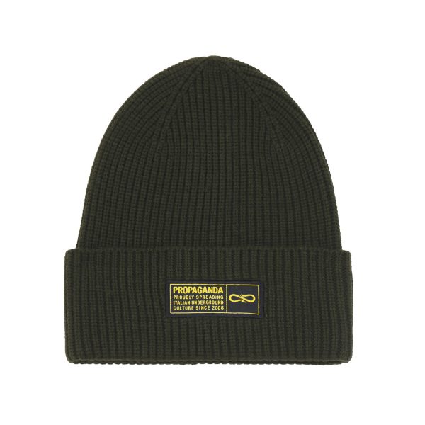 Ribbed Beanie - Pine